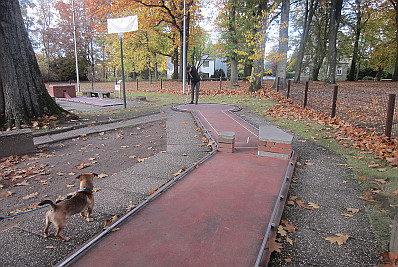Minigolf in Bochum. Im Bochumer Stadtpark kann man Minigolfspielen, am Spielplatz verweilen oder einen Kaffee im Milchhäuschen geniessen.